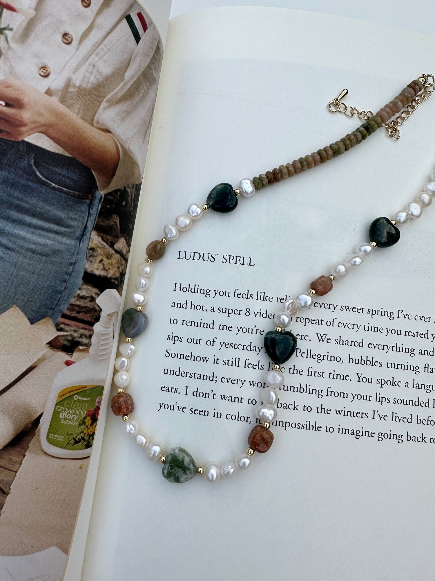 Leilani Gemstone Pearl Necklace - MOUSAI