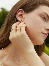 Elysia Prehnite Gemstone Ring - MOUSAI