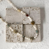 Leilani Gemstone Pearl Necklace - MOUSAI
