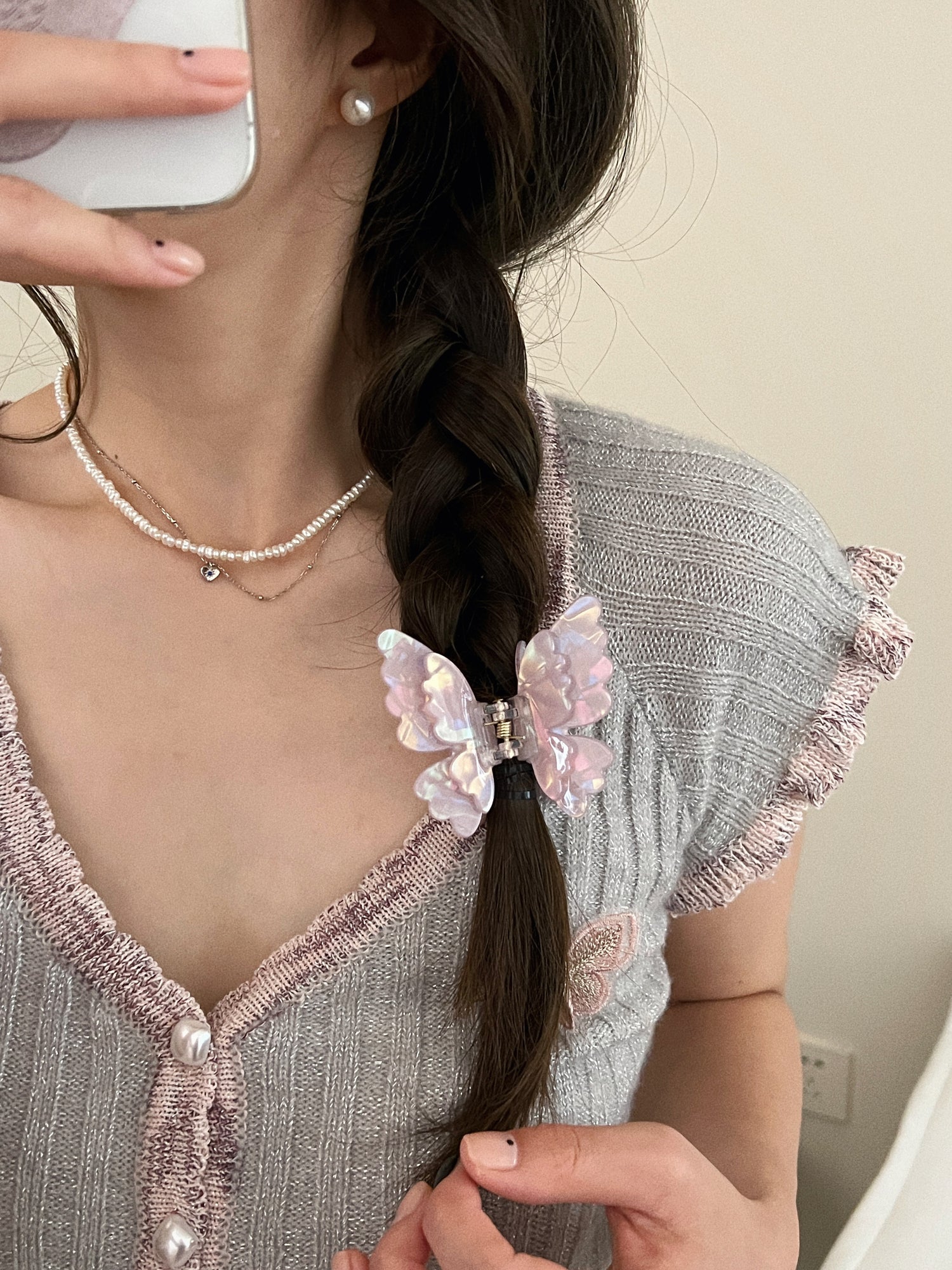 Petite Butterfly Claw Clip