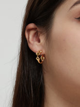 Hailey Serpentine Hoop Earrings - MOUSAI