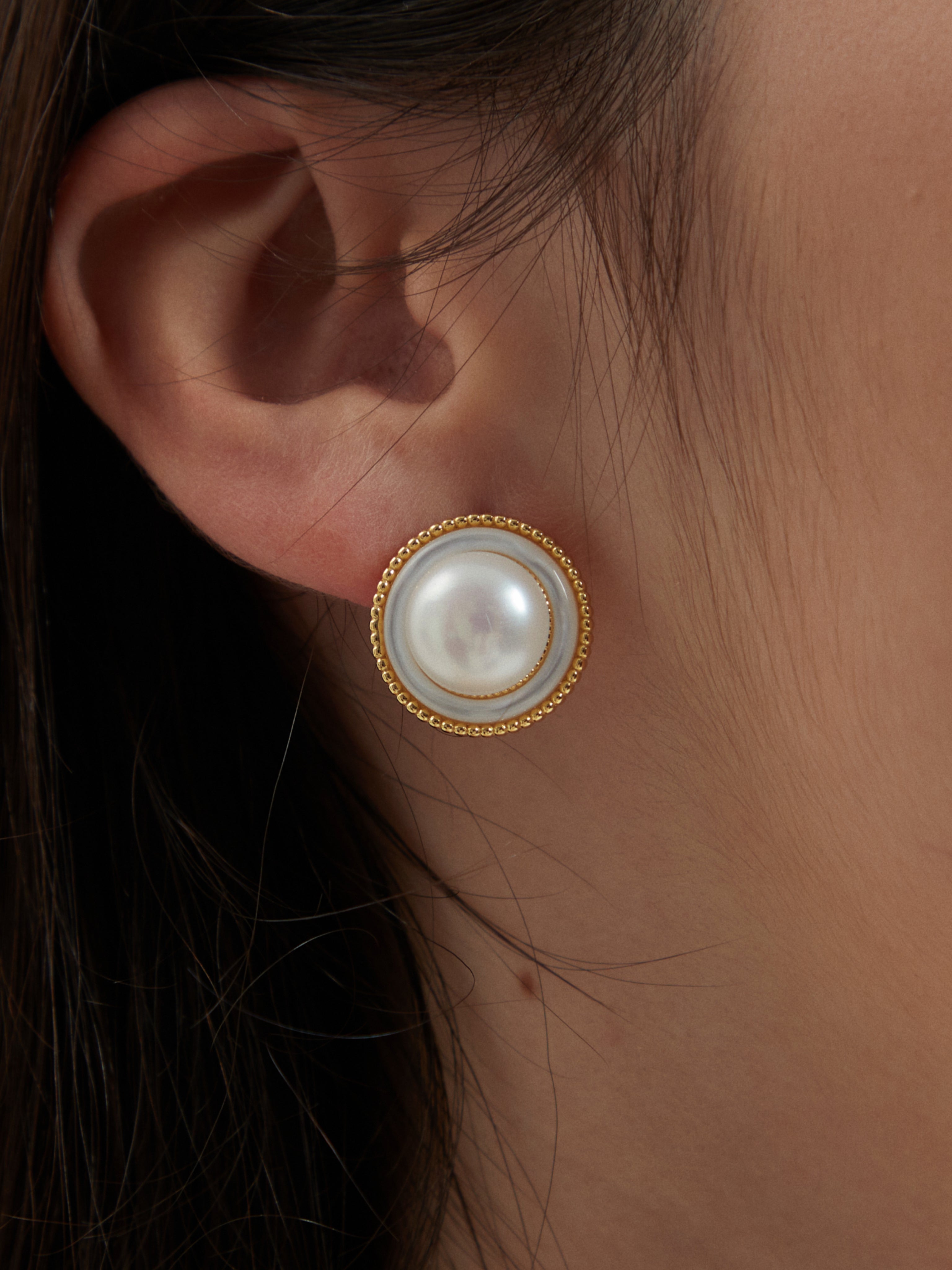 Elyna Pearl Earrings - MOUSAI