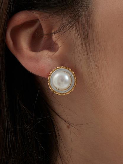 Elyna Pearl Earrings - MOUSAI