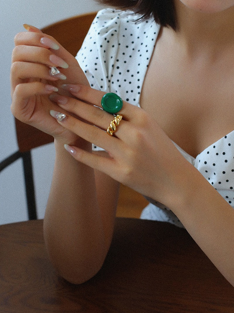 Lya Twisted Ring - MOUSAI