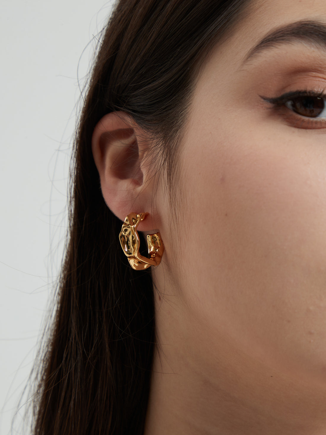 Bellona Chunky Hoop Earrings - MOUSAI