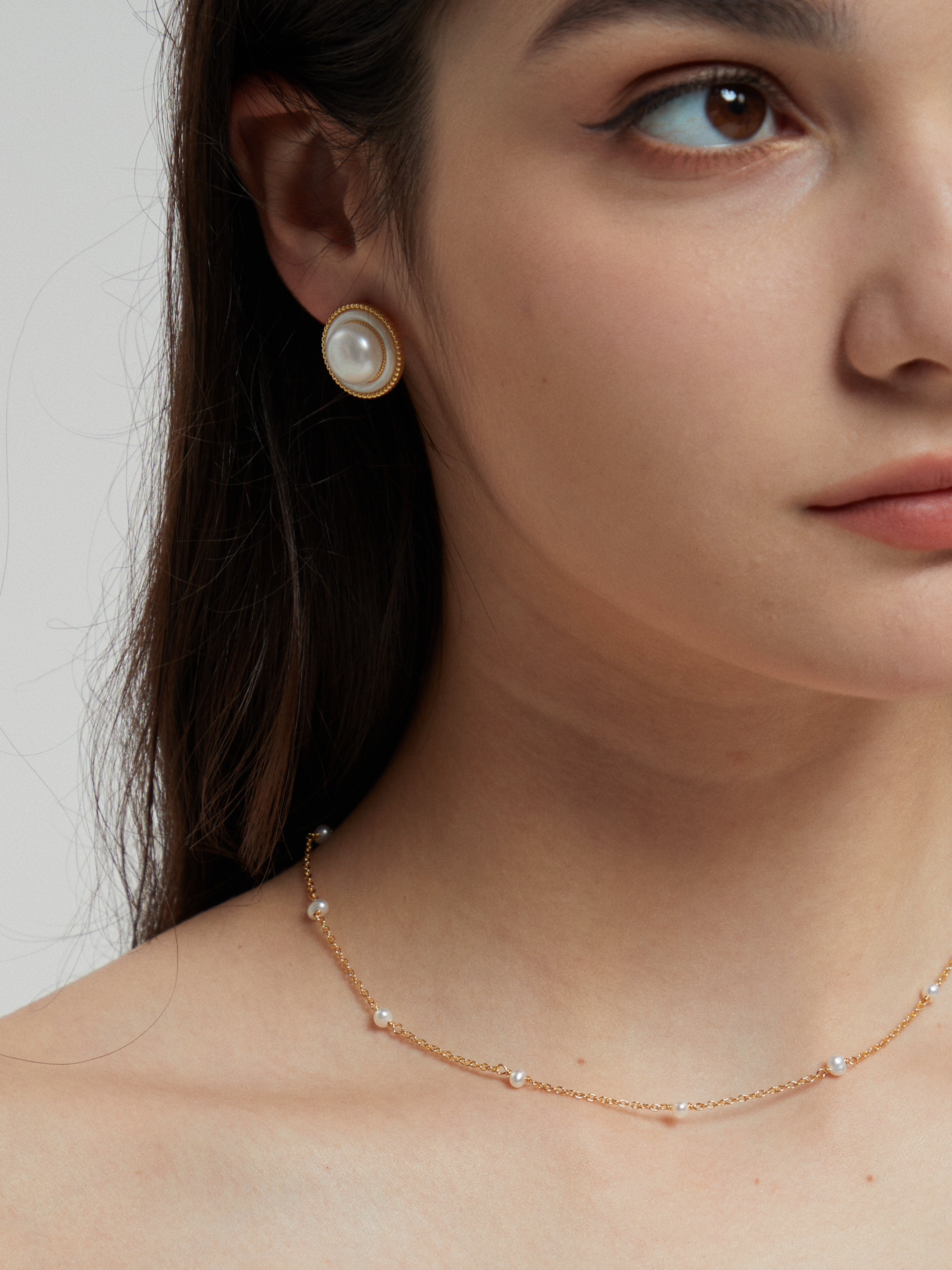 Elyna Pearl Earrings - MOUSAI