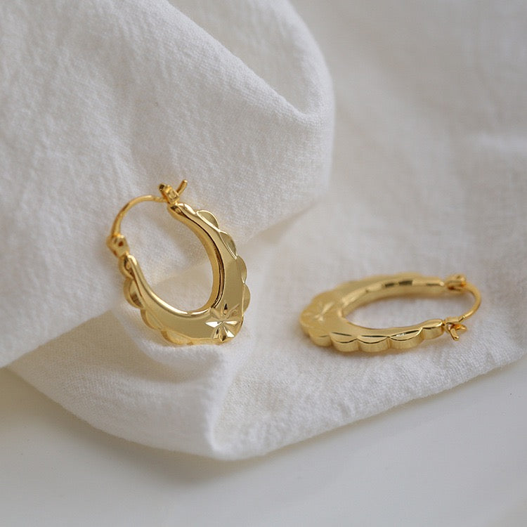 Sylvie Hoop Earrings - MOUSAI
